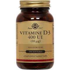 Solgar Vitamina D3 400 IU (10mcg) 250 glóbulos