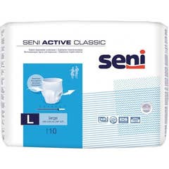 Seni Active Classic Pañal Incontinencia Talla L 10uds