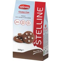 Kelinea Galletas Estrellas Cacao Chocolate Sin Gluten 250g