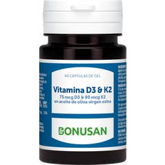 Bonusan Vitamina D3 e K2 60caps