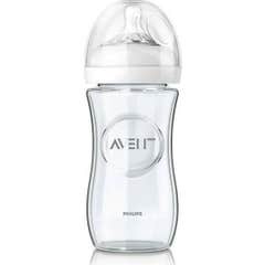 Garrafa de vidro Avent Natural 240ml