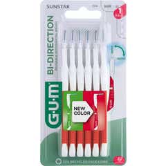 GUM Escova interdental Bi-Direction pequena 0,8 mm 6 unid.