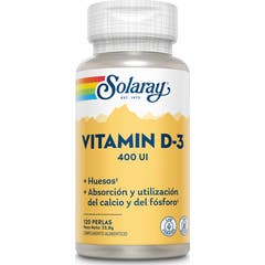Solaray Vitamina D3 400Ui 120caps