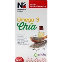 Ns Omega-3 Chia 60 Caps