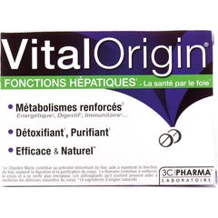 3C Pharma Vitalorigin 60 Comprimidos