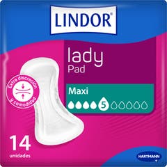 Lindor Lady Pad Comprime Maxi 14uds