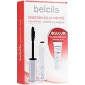 Belcils extra volume 8 ml máscara + removedor de maquiagem dos olhos gel 20 ml PRESENTE