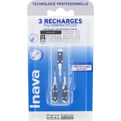 Inava Trio Compac Brush e Rechar Black Blist/3