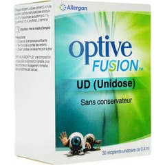 Ocular de fusão alérgica Optive Fusion Ground Eyepiece Back