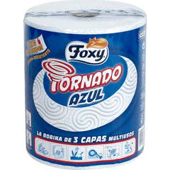 Bobina multifuncional Foxy Tornado Azul 3 Camadas 1kg