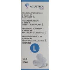 Acustika 3 Tapones de Recambio Slim L 1ud