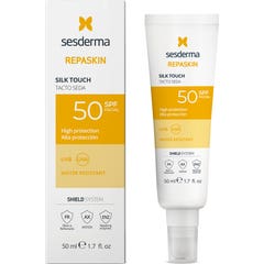 Fotoprotector de Sesderma Repaskin de seda SPF50+ 50ml