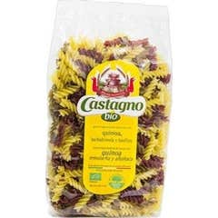 Castagno Wheat Spirals com Quinoa Beetroot Eco 500g