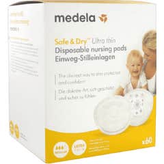 Discos absorventes descartáveis Discos Safe & Dry Ultra Thin 60 U