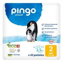 Fraldas Pingo Mini T2 42 Pcs