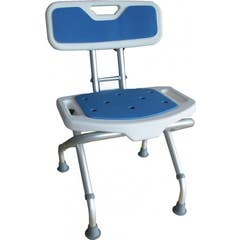 Robe Medical Asiento Ducha Respaldo Plegable Azul 1ud