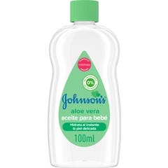 O Óleo Johnson's Baby Aloe Vera hidrata e nutre instantaneamente 100ml