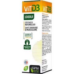 Vitamina Verde Saúde D3 1000ui Natural Defesas 20ml