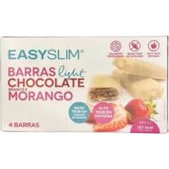 Easyslim Barras Light Chocolate Branco Morango 4x44g