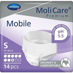 MoliCare Premium Mobile Slip Absorvente 8 Drops TS 14 Unidades