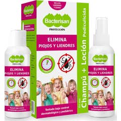 Bacterisan Pack Pediculicida Elimina Piolhos e Lêndeas 2x100 ml