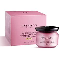 Onshindo Osaka Nadeshikoiro Anti-idade Noite Pele Seca 50 ml
