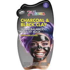 7th Heaven Charcoal & Black Clay Máscara Peel-Off 10 ml