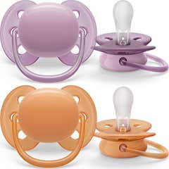 Philips Avent Chupete Ultra Soft 6-18m Rosa 2uds
