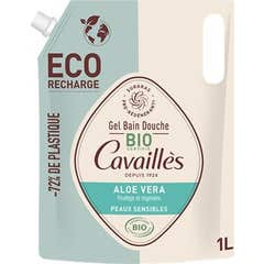 Cavaillès Gel Bain Douche Aloe Vera BIO Eco-Recharge 1000ml