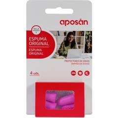 Aposan Tampões de Ouvidos em Espuma para Adultos Original 4 unid.