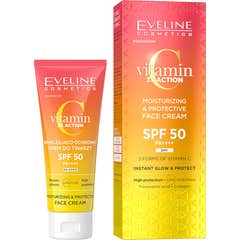 Eveline Cosmetics Vitamin C 3x Action Creme Facial Spf50 30 ml