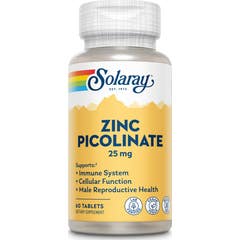 Solaray Picolinato de Zinco 60 vcaps
