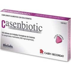 Sabor a morango casenbiótico 10 tabs