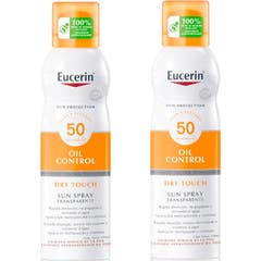 Eucerin Pack Oil Control Dry Touch Spray Transparente 2x200ml