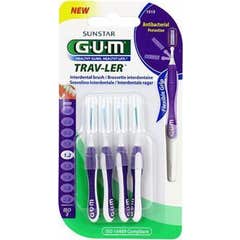 Gum Proxabrush Trav-Ler 4 Interdental Brushes 1,2 Mm
