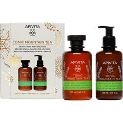 Apivita Pack Tonic Mountain Tea gel de ducha 250ml + Leche corporal 200ml
