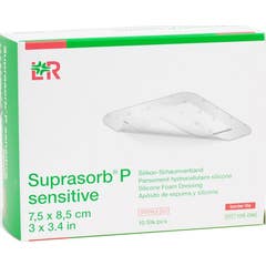 Suprasorb P Sensitive Border Lite 7,5cmx8,5cm 10 Unidades