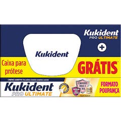 Kukident Pack Pro Ultimate Creme Adesivo Sem Sabor + Caixa