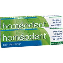 Homeodent Creme Dental Clorofila Branqueamento 2x75ml