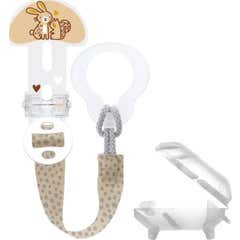 Mamãe Bebê chupeta Broche e capa protetora