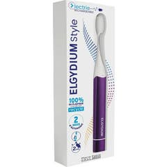 Elgydium Style Electric Escova Dentes Elétrico Uva 1 Unidade
