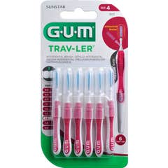 GUM® interdental escova proxabrush trip 6pcs