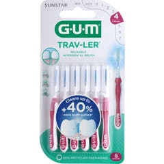 GUM® interdental escova proxabrush trip 6pcs