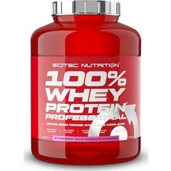 Scitec Nutrition 100% Whey Protein Professional Morango Choco Branco 2350g
