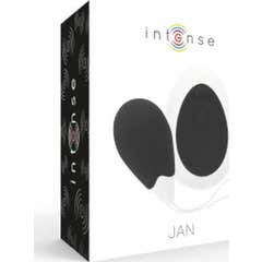 Brinquedos de Casal Intenso Jan Ovo Vibrador Controle Remoto Preto