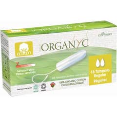 Organyc Tampon Regular Sin Aplicador 16uds