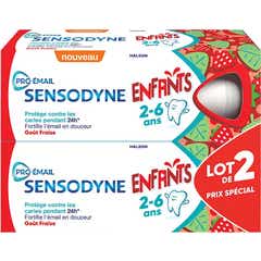 Sensodyne Pack Pro-Email Creme Dental Infantil 2-6 Anos 2x50 ml