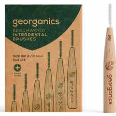 Georganics Escovilhão Interdental Iso 2 Beechwood 6 unid.