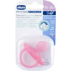 Chicco PhysioForma Soft Chupeta Rosa 16-36M 1 Unidade