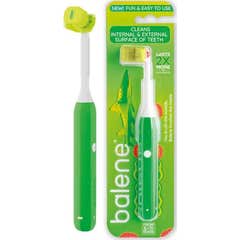 Balene Kids Escova de Dentes Infantil Verde 1 Unidade